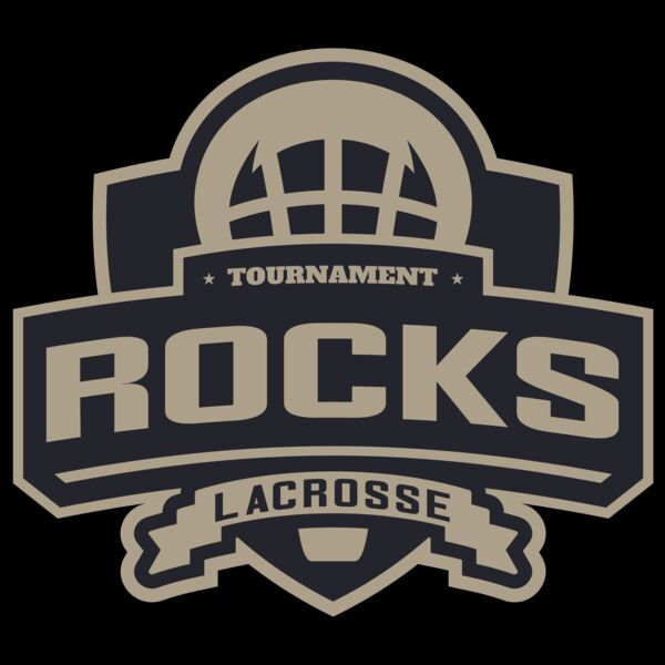 Rocks Tournament Lacrosse Logo Template Thumbnail