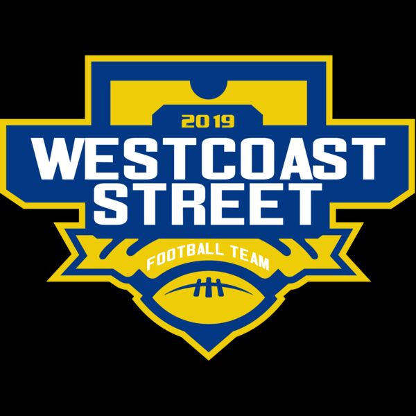 West Coast Street Football League logo template Thumbnail