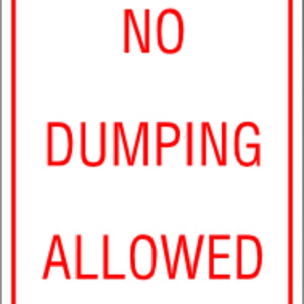 no dumping Thumbnail