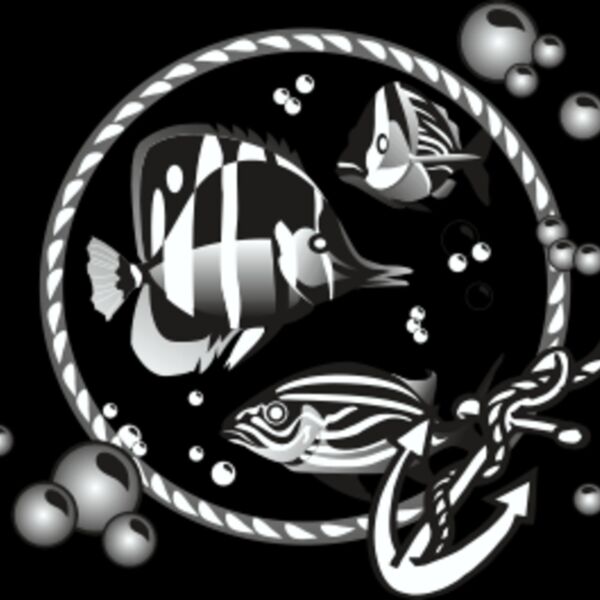 fish scene via port hole Thumbnail