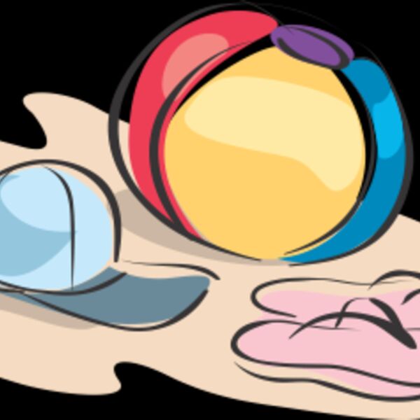 beachball sandals cap Thumbnail