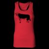 2x1 Rib Racerback Longer Length Tank Top ( Premium Product ) Thumbnail