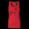 2x1 Rib Racerback Longer Length Tank Top ( Premium Product ) Thumbnail