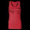 2x1 Rib Racerback Longer Length Tank Top ( Premium Product ) Thumbnail