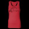 2x1 Rib Racerback Longer Length Tank Top ( Premium Product ) Thumbnail