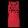 2x1 Rib Racerback Longer Length Tank Top ( Premium Product ) Thumbnail