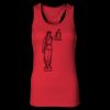 2x1 Rib Racerback Longer Length Tank Top ( Premium Product ) Thumbnail