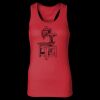 2x1 Rib Racerback Longer Length Tank Top ( Premium Product ) Thumbnail