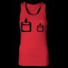 2x1 Rib Racerback Longer Length Tank Top ( Premium Product ) Thumbnail