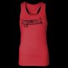 2x1 Rib Racerback Longer Length Tank Top ( Premium Product ) Thumbnail