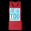 2x1 Rib Racerback Longer Length Tank Top ( Premium Product ) Thumbnail