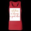 2x1 Rib Racerback Longer Length Tank Top ( Premium Product ) Thumbnail