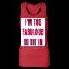 2x1 Rib Racerback Longer Length Tank Top ( Premium Product ) Thumbnail