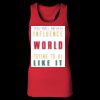 2x1 Rib Racerback Longer Length Tank Top ( Premium Product ) Thumbnail