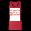 2x1 Rib Racerback Longer Length Tank Top ( Premium Product ) Thumbnail