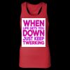 2x1 Rib Racerback Longer Length Tank Top ( Premium Product ) Thumbnail