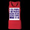 2x1 Rib Racerback Longer Length Tank Top ( Premium Product ) Thumbnail