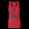 2x1 Rib Racerback Longer Length Tank Top ( Premium Product ) Thumbnail