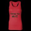 2x1 Rib Racerback Longer Length Tank Top ( Premium Product ) Thumbnail